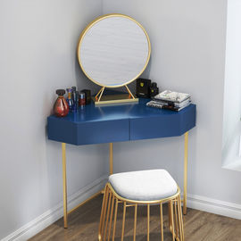 Colorful Small Corner Modern Wood Dresser Bedroom Use LED Mirror