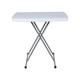 Adjustable Height Small White Plastic Folding Table Small Welding Spot