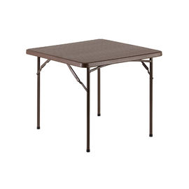 Portable Square Plastic Folding Table , Small Easy Folding Camping Table