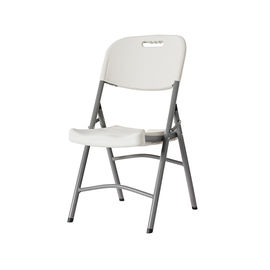 Strengthened Plastic Folding Chairs 5.5cm Thickness Two Bars Under Seat